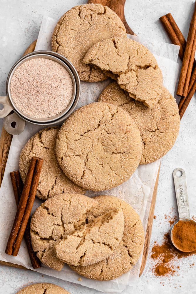 The Best Healthy Snickerdoodles